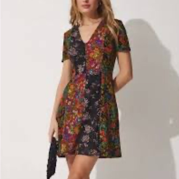 Zara Dresses & Skirts - Zara Floral Patchwork Dress